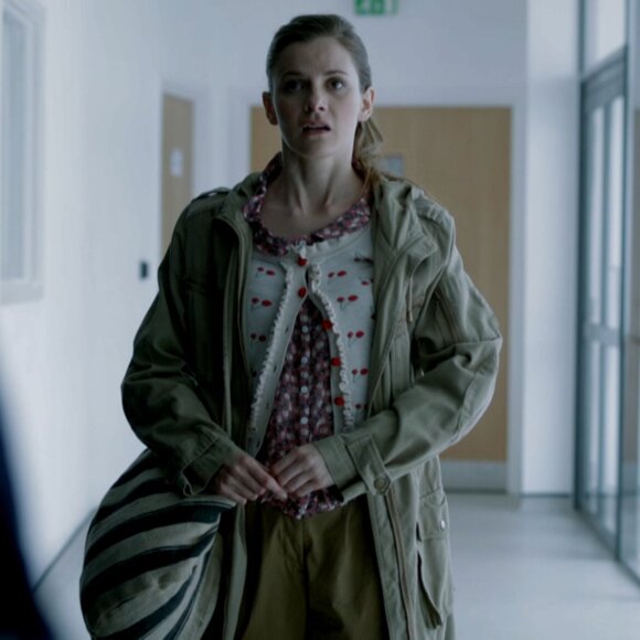 pins & needles Sheer Apple Print Blouse ASO Molly Hooper Sherlock - Picture 8 of 9